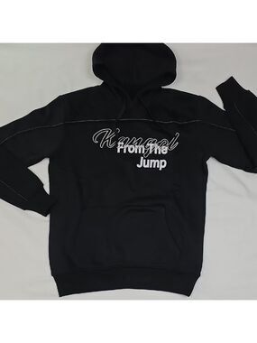 Kangol Black Hoodie with Graphic Texth kangol M NEW